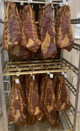 Hausgeräucherte Schweinsrippen  350g