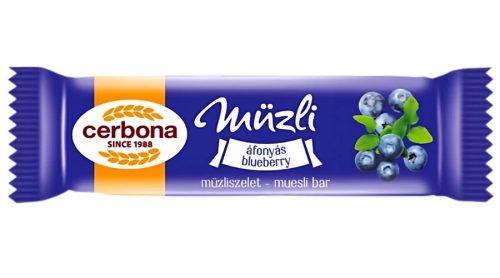 Cerbona müzliszelet áfonyás 20g