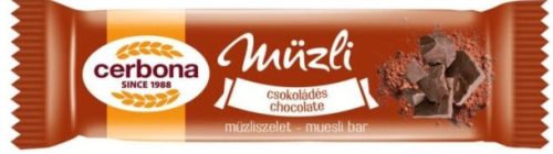Cerbona müzliszelet csokoládé 20g
