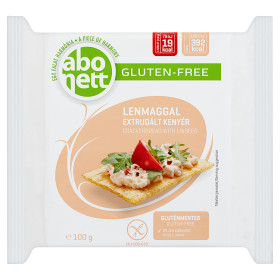 Abonett gluténmentes extrudált kenyér lenmaggal 100g