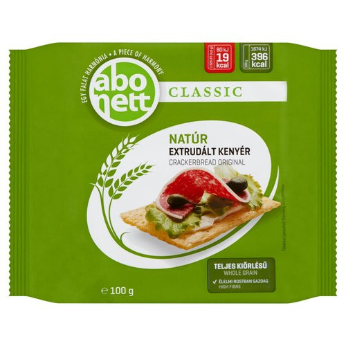 Abonett extrudált kenyér natúr 100g