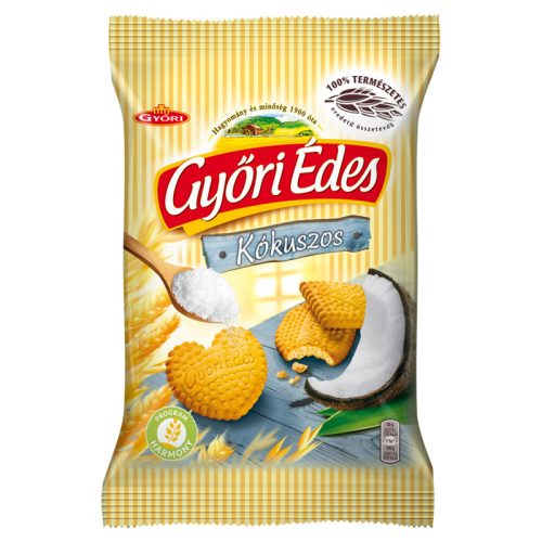 Győri édes omlós keksz kókuszos 150g