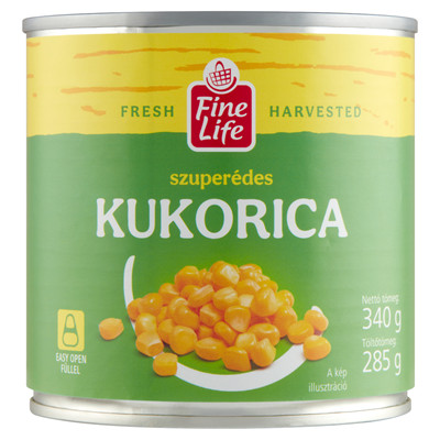 Szuperédes kukoricakonzerv 340g