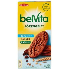   Belvita Jó reggelt! kakaós keksz csökkentett cukortartalommal 300g (6x50g)