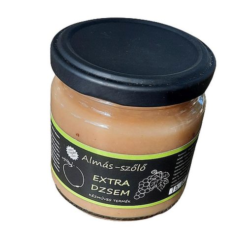 Almás-szőlő extra dzsem 200 g - vegán