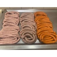 Hausgemachte Blunzn (Leber- und Blutblunzn)